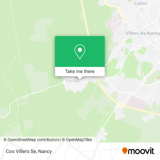 Cos Villers Se map