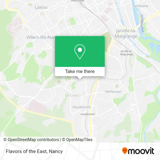 Saveurs d'Orient map