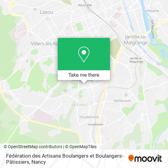 Fédération des Artisans Boulangers et Boulangers-Pâtissiers map