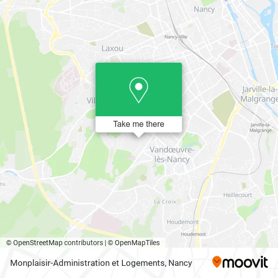 Monplaisir-Administration et Logements map