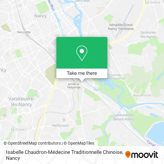 Isabelle Chaudron-Médecine Traditionnelle Chinoise map