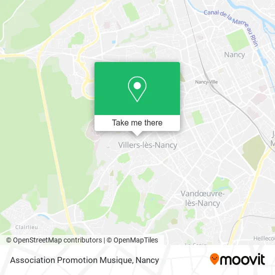 Association Promotion Musique map