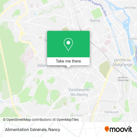 Alimentation Générale map