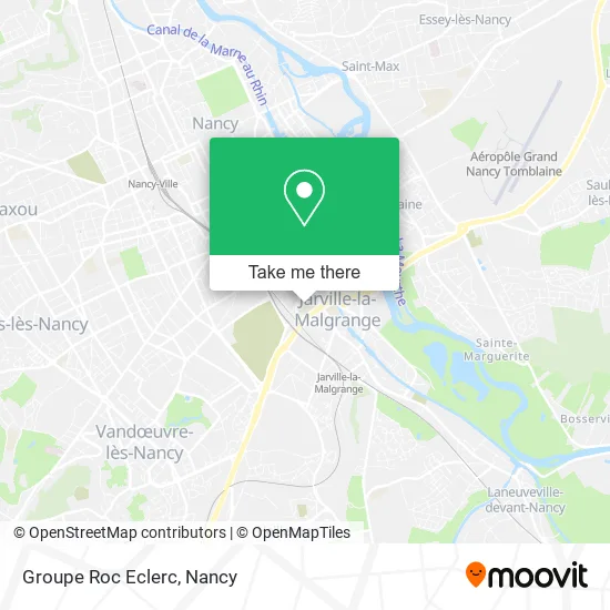 Groupe Roc Eclerc map