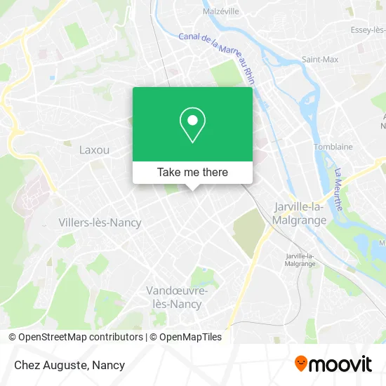 Chez Auguste map
