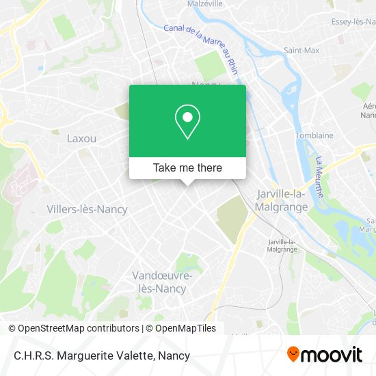 C.H.R.S. Marguerite Valette map