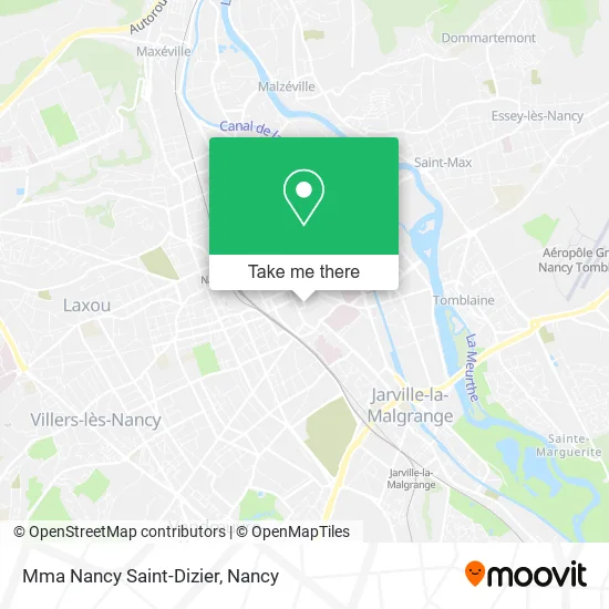 Mma Nancy Saint-Dizier map