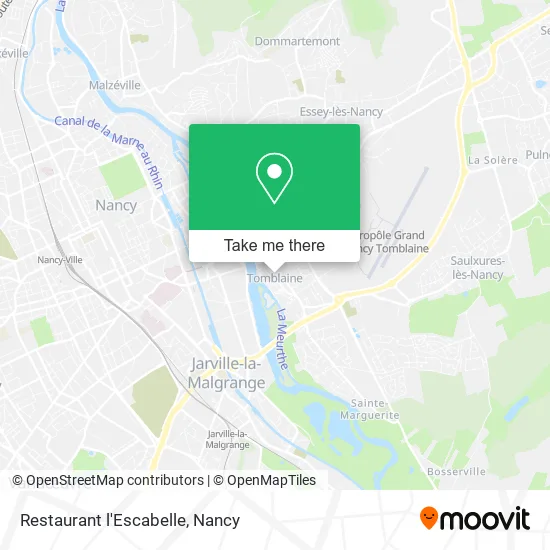 Restaurant l'Escabelle map