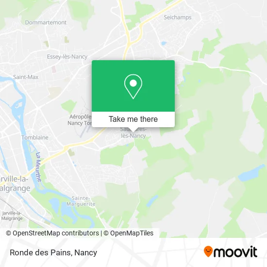 Ronde des Pains map