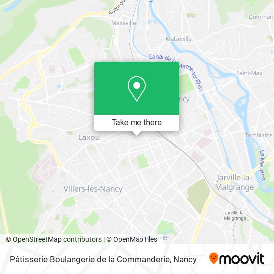 Pâtisserie Boulangerie de la Commanderie map