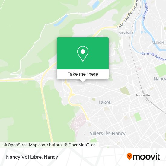 Nancy Vol Libre map