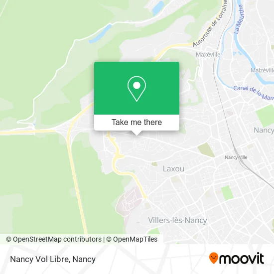 Nancy Vol Libre map