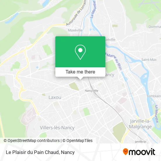 Le Plaisir du Pain Chaud map