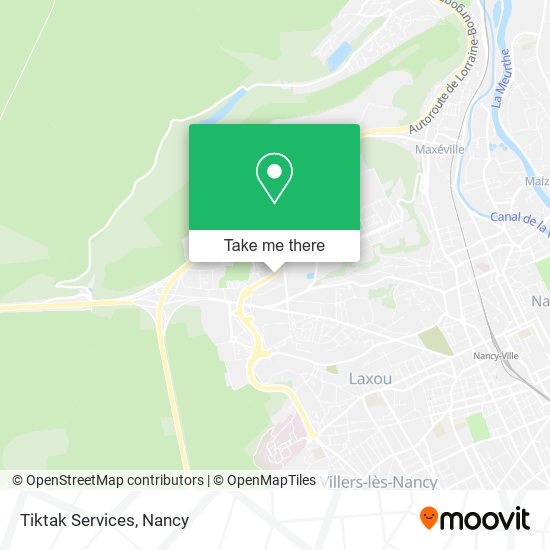 Tiktak Services map