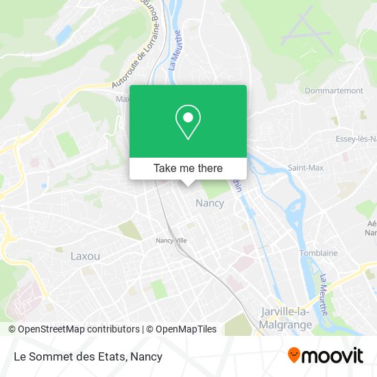 Le Sommet des Etats map