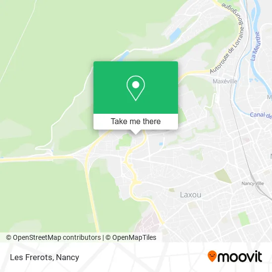 Les Frerots map