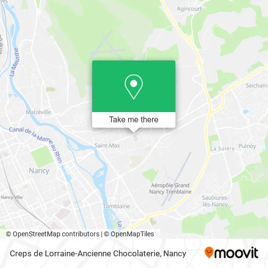 Creps de Lorraine-Ancienne Chocolaterie map