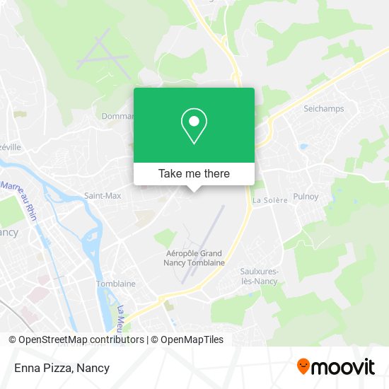 Enna Pizza map