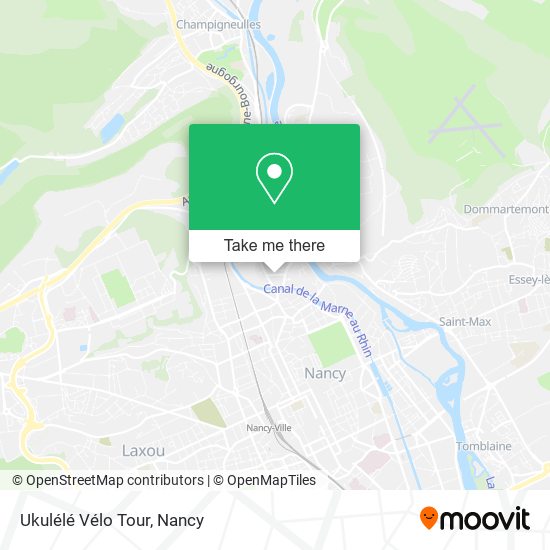 Ukulélé Vélo Tour map