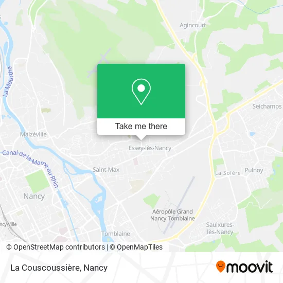 La Couscoussière map