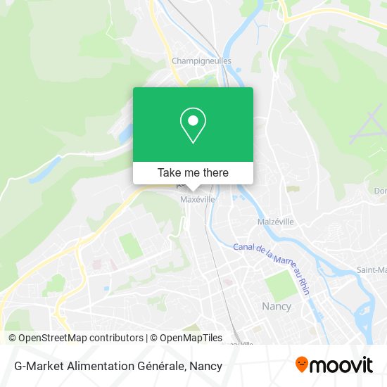 G-Market Alimentation Générale map