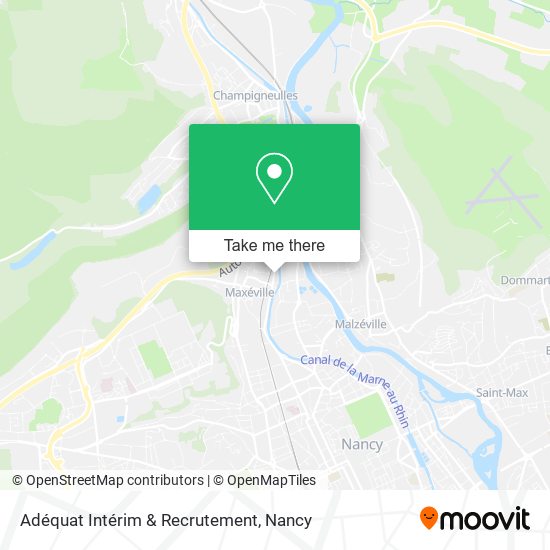 Adéquat Intérim & Recrutement map