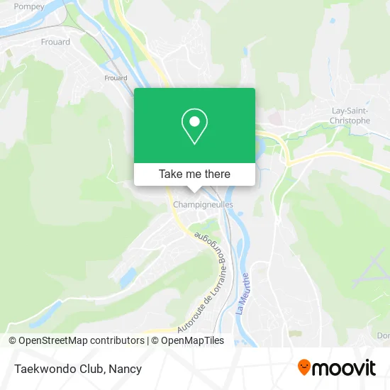 Taekwondo Club map