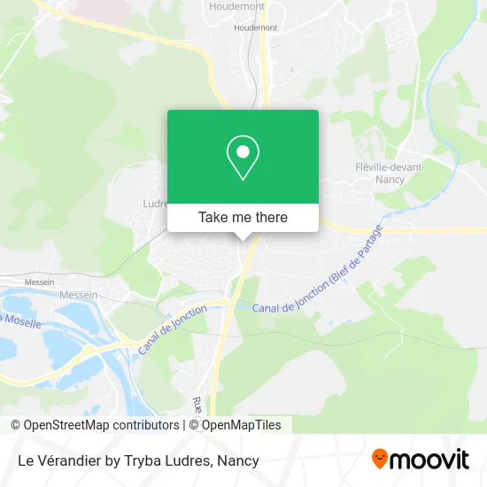 Le Vérandier by Tryba Ludres map
