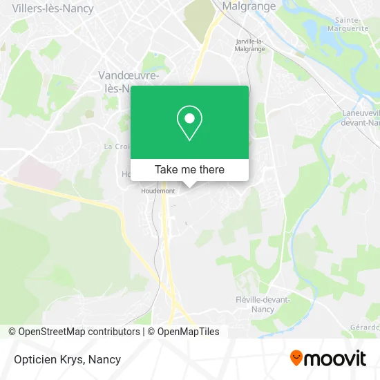 Opticien Krys map