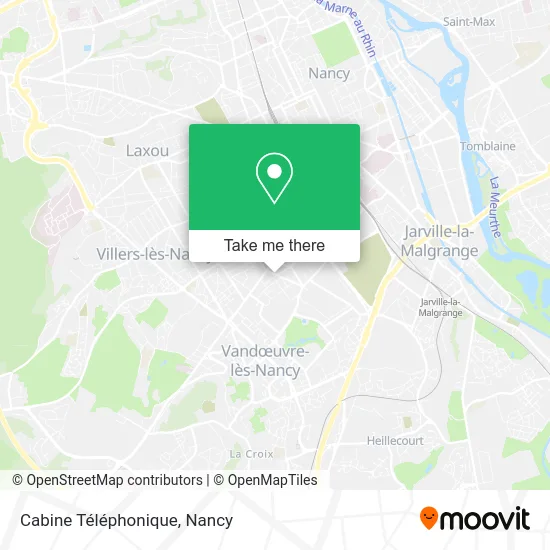 Cabine Téléphonique map