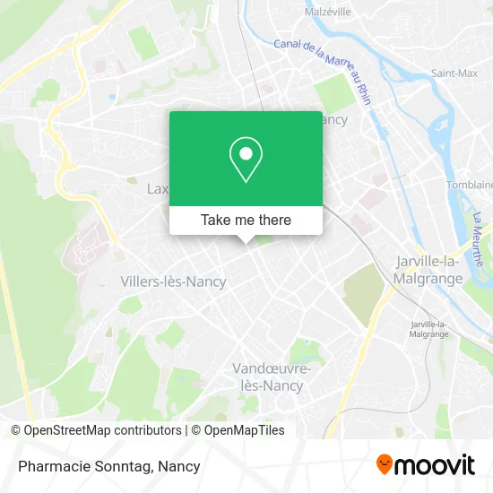 Pharmacie Sonntag map