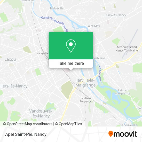 Apel Saint-Pie map