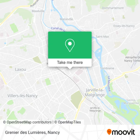 Grenier des Lumières map