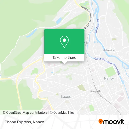 Phone Express map