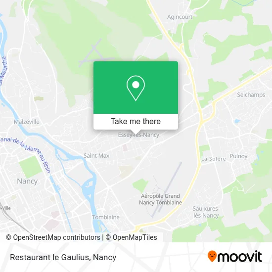 Restaurant le Gaulius map