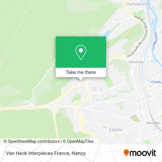 Mapa Van Heck Interpièces France