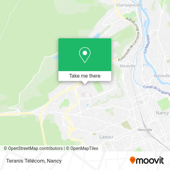 Teranis Télécom map