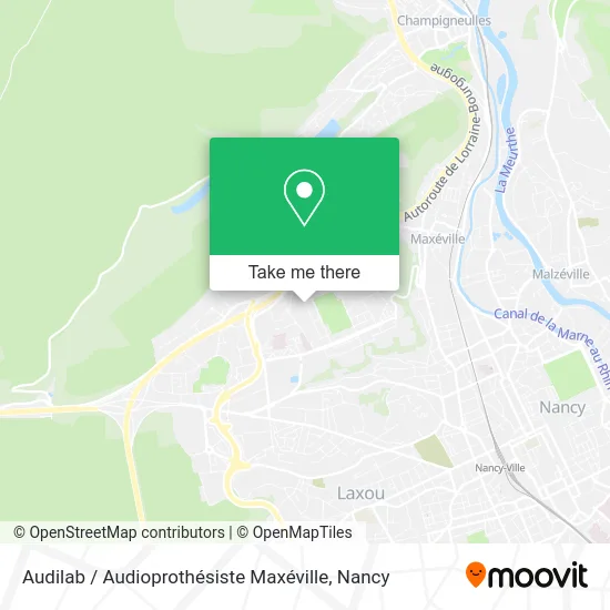 Audilab / Audioprothésiste Maxéville map