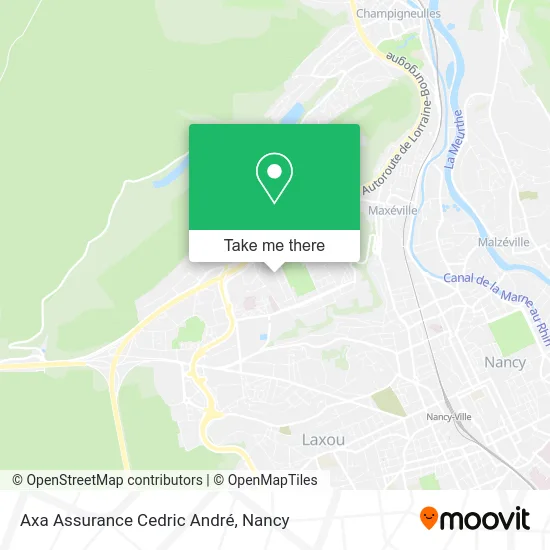 Axa Assurance Cedric André map