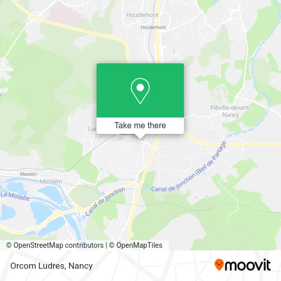 Orcom Ludres map
