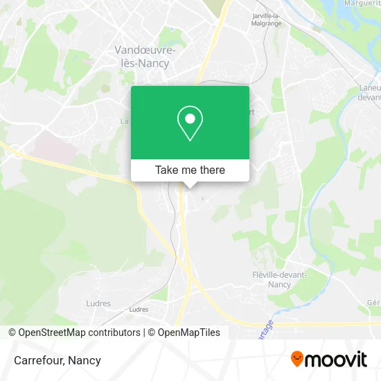Carrefour map