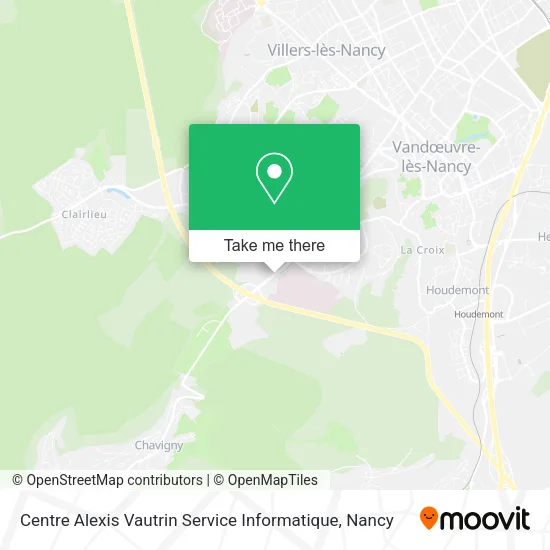 Centre Alexis Vautrin Service Informatique map