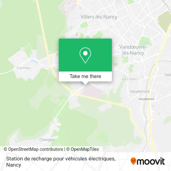 Station de recharge pour véhicules électriques map