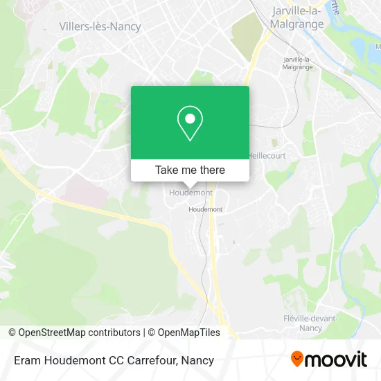 Eram Houdemont CC Carrefour map