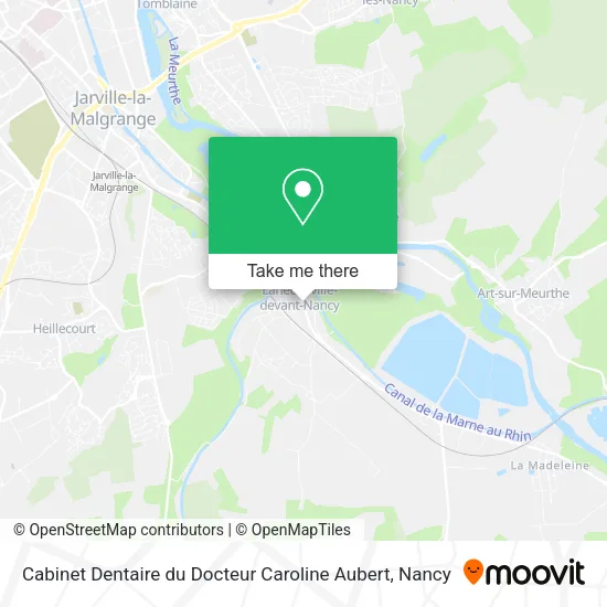 Cabinet Dentaire du Docteur Caroline Aubert map
