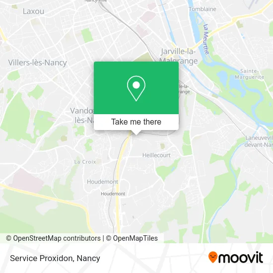 Service Proxidon map
