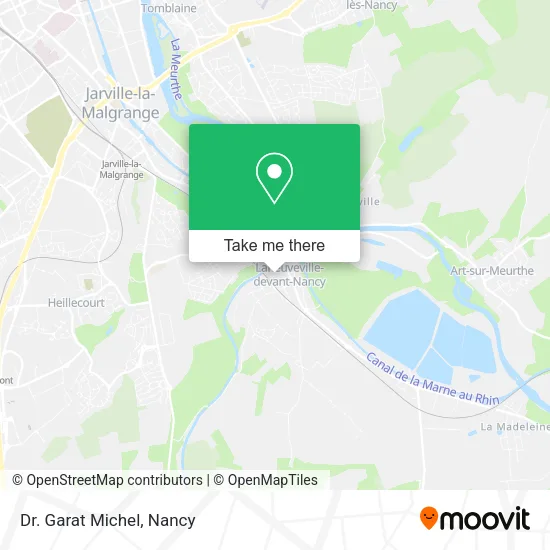 Dr. Garat Michel map