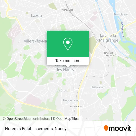 Horemis Establissements map