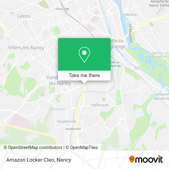 Amazon Locker-Cleo map