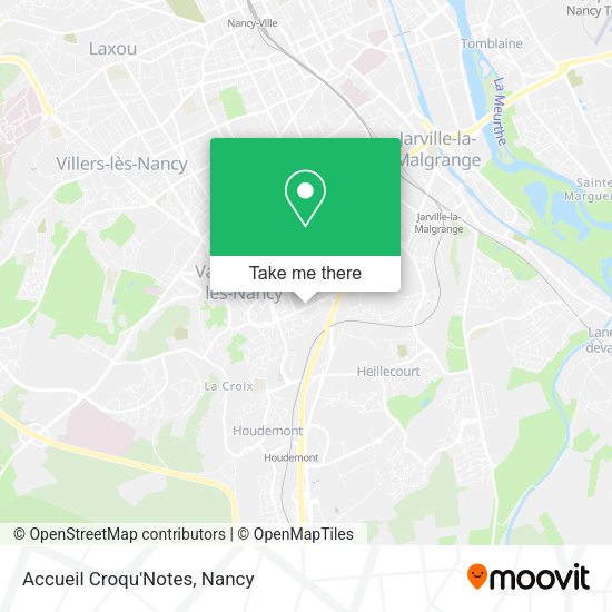 Accueil Croqu'Notes map